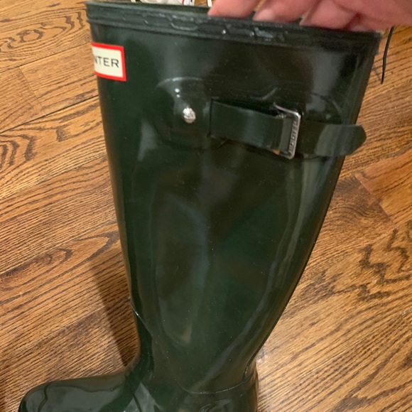 Authentic Hunter Dark Green Rainboots